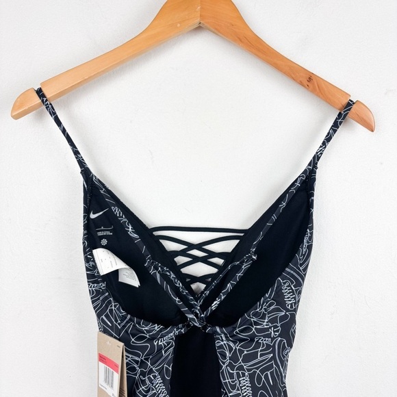 NWT Nike Sneakerkini 2.0 Allover Print One Piece Swimsuit Sz L - Picture 8 of 13